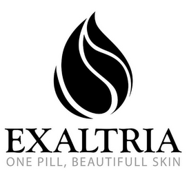 EXALTRIA ONE PILL, BEAUTIFULL SKIN logo