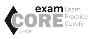 EXAM CORE BY BCSP LEARN PRACTICE CERTIFY logo