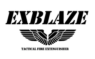 EXBLAZE TACTICAL FIRE EXTINGUISHER logo