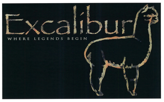 EXCALIBUR WHERE LEGENDS BEGIN
