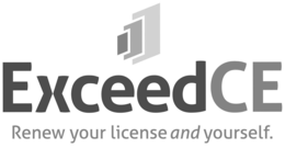 EXCEEDCE RENEW YOUR LICENSE AND YOURSELF. logo