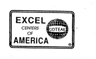 EXCEL CENTERS OF AMERICA GOTEAK logo