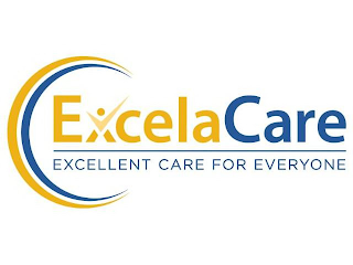 EXCELACARE EXCELLENT CARE FOR EVERYONE logo