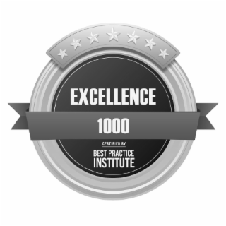 EXCELLENCE 1000 CERTIFIED BY BEST PRACTICE INSTITUTE logo