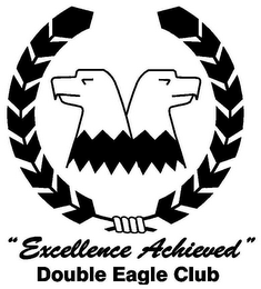 EXCELLENCE ACHIEVED" DOUBLE EAGLE CLUB logo