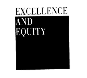 EXCELLENCE AND EQUITY logo