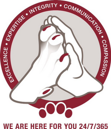 EXCELLENCE - EXPERTISE - INTEGRITY - COMMUNICATION - COMPASSION  WE ARE HERE FOR YOU 24/7/365 logo
