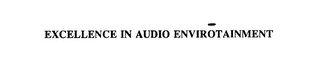 EXCELLENCE IN AUDIO ENVIROTAINMENT logo