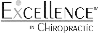 EXCELLENCE IN CHIROPRACTIC logo