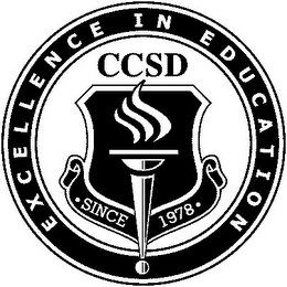 EXCELLENCE IN EDUCATION CCSD SINCE 1978 logo