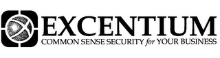 EXCENTIUM COMMON SENSE SECURITY FOR YOUR BUSINESS logo