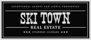 EXCEPTIONAL AGENTS AND ICONIC PROPERTIES SKI TOWN REAL ESTATE STEAMBOAT, COLORADO logo
