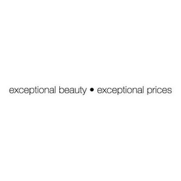 EXCEPTIONAL BEAUTY EXCEPTIONAL PRICES logo