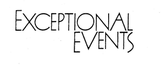 EXCEPTIONAL EVENTS logo
