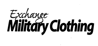 EXCHANGE MILITARY CLOTHING logo