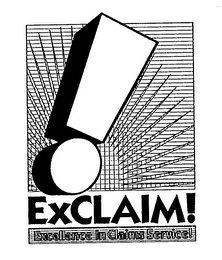 !EXCLAIM! EXCELLENCE IN CLAIMS SERVICE! logo
