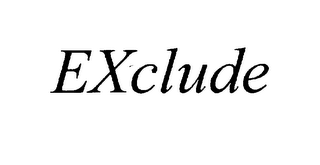 EXCLUDE logo