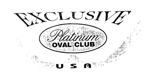 EXCLUSIVE PLATINUM OVAL CLUB USA logo