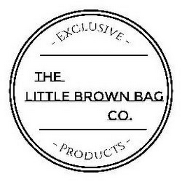 EXCLUSIVE THE LITTLE BROWN BAG CO. PRODUCTS logo