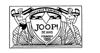 EXCLUSIVE TRADE-MARK JOOP! JEANS FOUNDED 1988 logo
