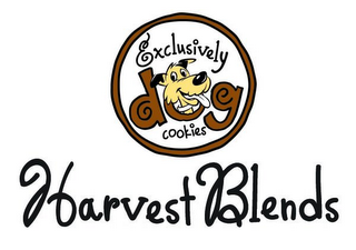 EXCLUSIVELY DOG COOKIES HARVEST BLENDS logo