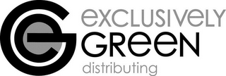 EXCLUSIVELY GREEN DISTRIBUTING GE logo
