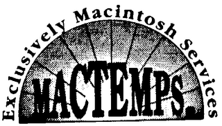 EXCLUSIVELY MACINTOSH SERVICES MACTEMPS logo