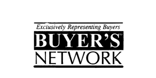 EXCLUSIVELY REPRESENTING BUYERS BUYER'S NETWORK logo