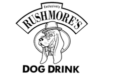 EXCLUSIVELY RUSHMORE'S DOG DRINK logo