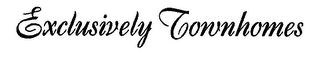 EXCLUSIVELY TOWNHOMES logo