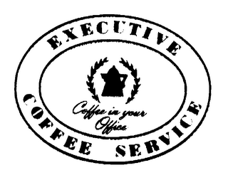 EXECUTIVE COFFEE SERVICE COFFEE IN YOUR OFFICE "BLEND OF THE WORLD'S RICHEST COFFEE" logo
