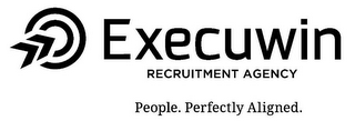 EXECUWIN RECRUITMENT AGENCY PEOPLE. PERFECTLY ALIGNED. logo