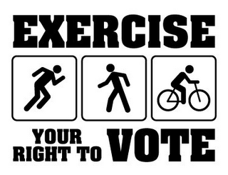 EXERCISE YOUR RIGHT TO VOTE logo