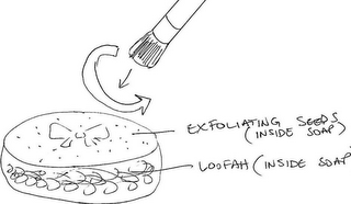 EXFOLIATING SEEDS (INSIDE SOAP) LOOFAH (INSIDE SOAP) logo