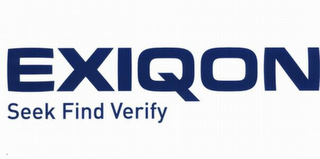 EXIQON SEEK FIND VERIFY logo