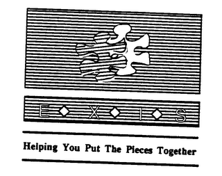 EXIS HELPING YOU PUT THE PIECES TOGETHER logo