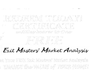 EXIT MASTERS' MARKET ANALYSIS logo