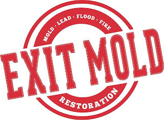 EXIT MOLD MOLD · LEAD · FLOOD · FIRE RESTORATION logo