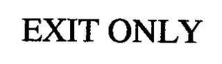 EXIT ONLY logo