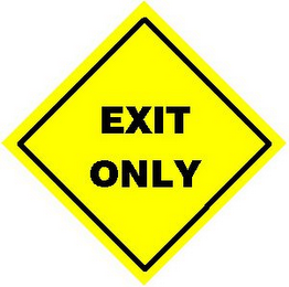 EXIT ONLY logo