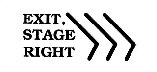 EXIT, STAGE RIGHT logo