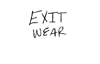 EXIT WEAR logo