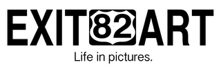 EXIT82ART LIFE IN PICTURES. logo