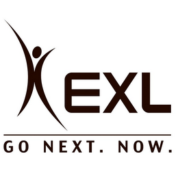 EXL GO NEXT. NOW. logo