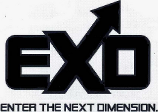 EXO ENTER THE NEXT DIMENSION. logo