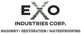 EXO INDUSTRIES CORP. MASONRY · RESTORATION · WATERPROOFING logo