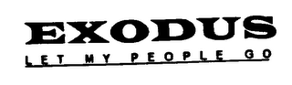 EXODUS LET MY PEOPLE GO logo