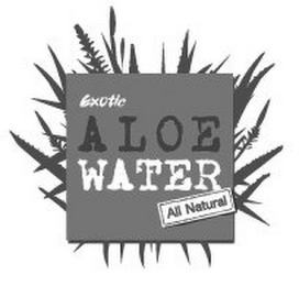 EXOTIC ALOE WATER ALL NATURAL logo