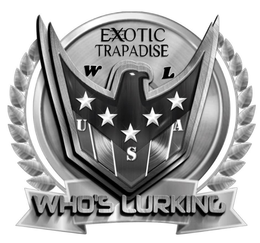 EXOTIC TRAPADISE W L USA WHO'S LURKING logo