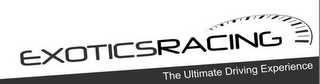 EXOTICSRACING THE ULTIMATE DRIVING EXPERIENCE logo